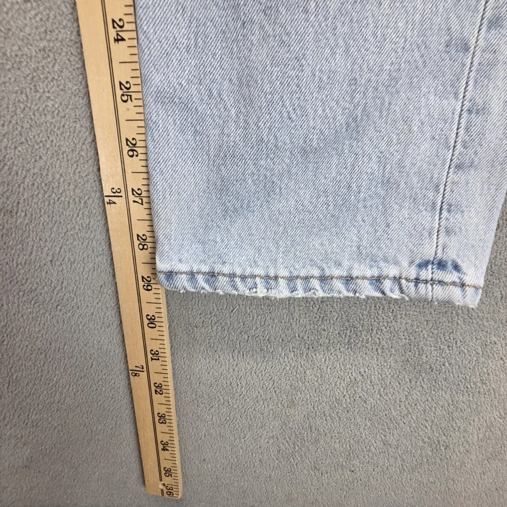 Vintage Levis 501 Jeans Mens 30x30 Light Wash Student Made USA Button Fly